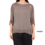 Ladies Silk Top with Long Sleeves