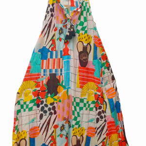 French Designed Summer Cotton Maxi Dress – Palme