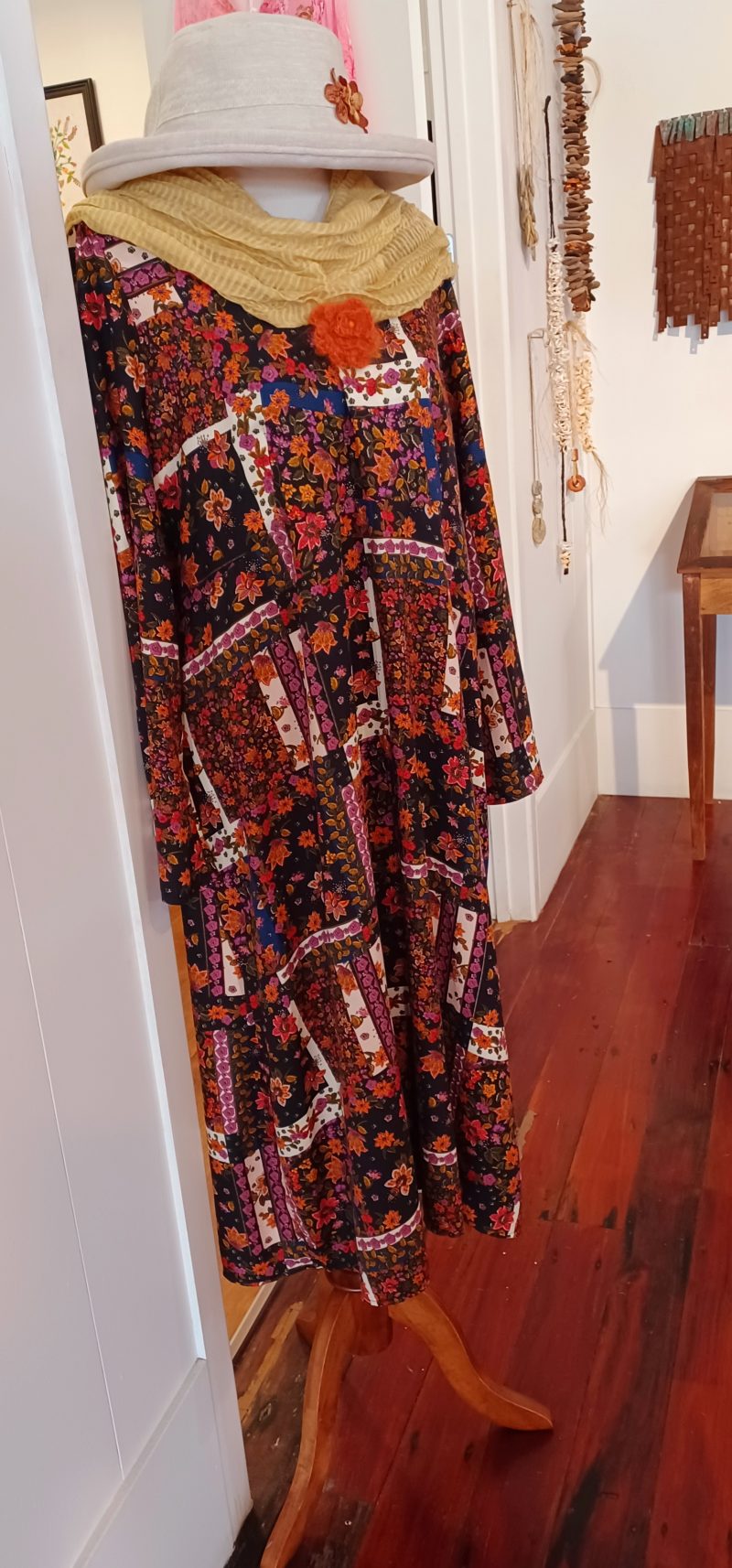 20260519_104556 “Ladies long sleeve French viscose V-neck dress by Elena Pia NZ designed for fuller figures”