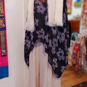 Viscose/Crepe Kaftan Top — Hand Crafted by ElenaPia