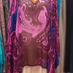 Silk/Cotton Kaftan Top — Hand Crafted by ElenaPia