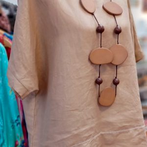 Elena Pia 100% Linen Top – Loose Fit (Ideal for Hot Summers)